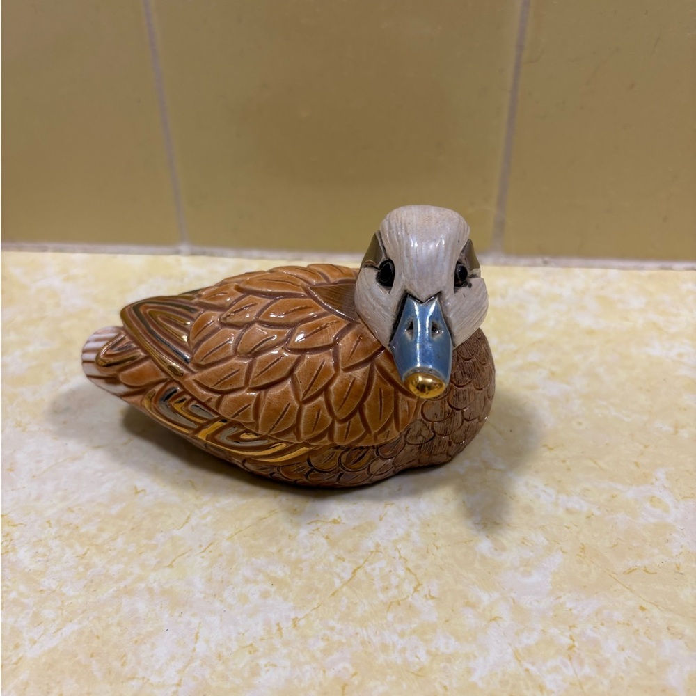 Handcrafted Brown duck Figurine